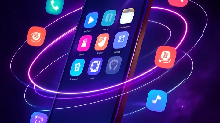 111BD COM - Sleek smartphone floating in space 111BD COM Sleek smartphone floating in space